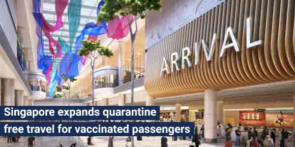 Read more about the article Singapore expands quarantine-free travel for vaccinated passengers