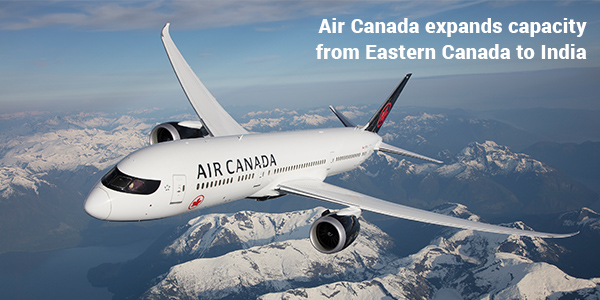 You are currently viewing Air Canada expands capacity from Eastern Canada to India