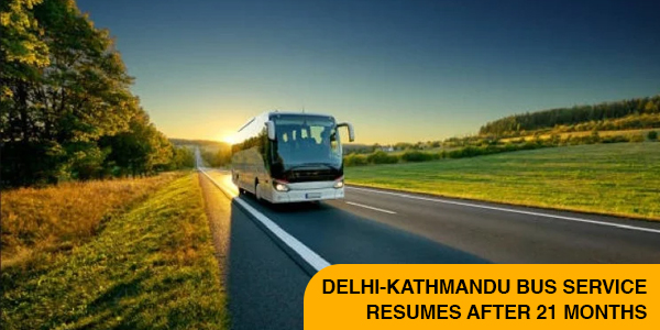 Read more about the article Delhi-Kathmandu bus service resumes after 21 months