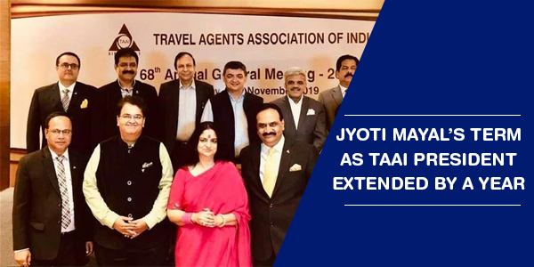 You are currently viewing Jyoti Mayal’s term as TAAI President extended by a year