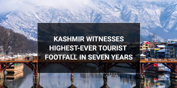 Read more about the article Kashmir witnesses highest-ever tourist footfall in seven years