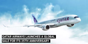 Read more about the article Qatar Airways launches a global sale for its 25th Anniversary