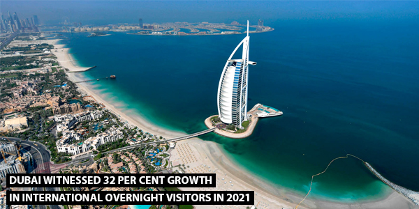 Read more about the article Dubai witnessed 32 per cent growth in international overnight visitors in 2021