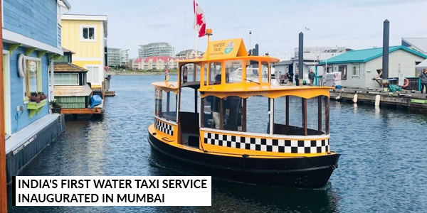 You are currently viewing India’s first water taxi service inaugurated in Mumbai